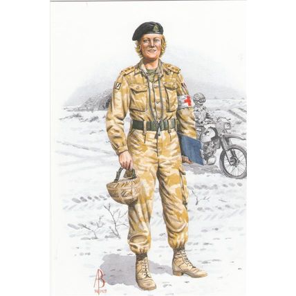 Medical Officer Royal Army Medical Corps 1991 Uniform Postcard (U12835)