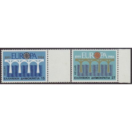 Greece 1984 SG 1656-7 UMM with margins - Europa/CEPT (G-235-02)