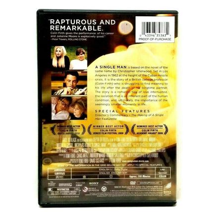 A Single Man (DVD, 2010) (L28)