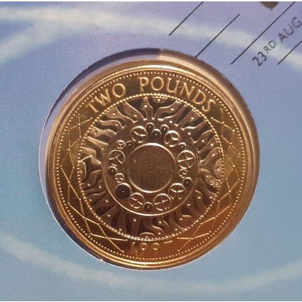 1997 PNC Limited Edition UK £2 Coin & Stamp Cover - Military Aircraft Aeroplanes