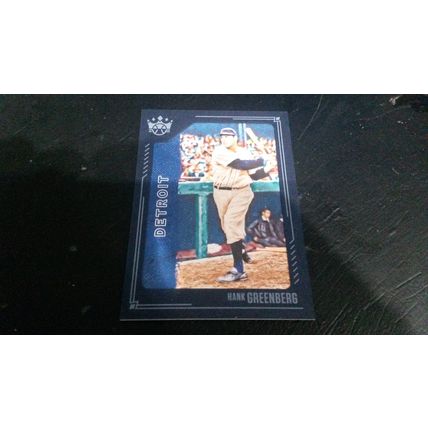 2021 Panini Diamond Kings Blue Frame Card # 008 Hank Greenberg NM (7) Tigers