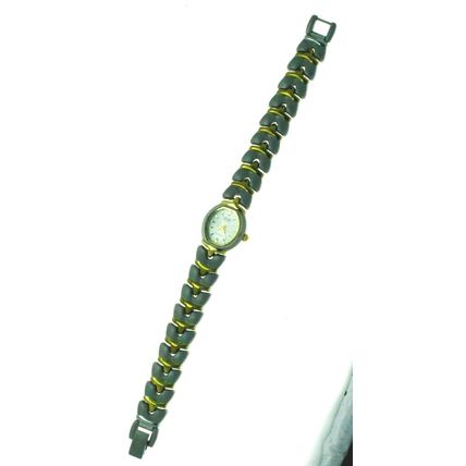 New Ladies Citizen Watch Mat Two Tone Oval S. Steel Water Resistant Wristwatch