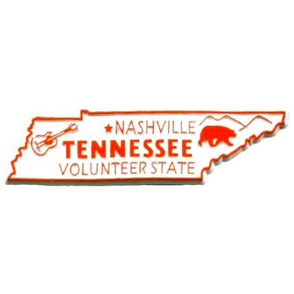 Tennessee The Volunteer State Fridge Magnet