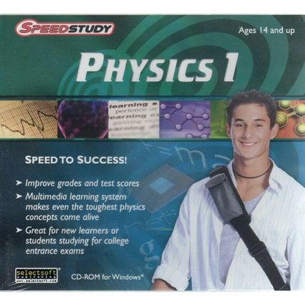 SpeedStudy Physics 1 (PC-CD, 2010) for Windows - NEW in Jewel Case