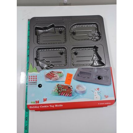 NEW CUTE Sweet Creations Good Cook "HOLIDAY COOKIE TAG MOLDS" 6 COUNT Christmas