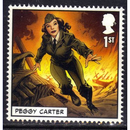 GB 2019 QE2 1st Marvel Comics ' Peggy Carter ' Umm SG 4187 ( F652 )