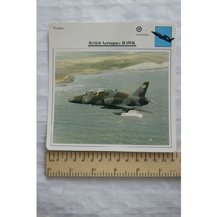 British Aerospace Hawk - GB - Trainer - Collectors Club Card