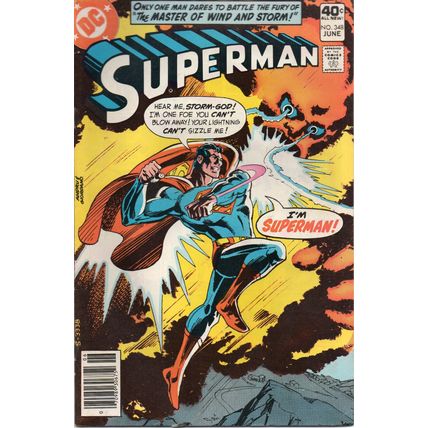 SUPERMAN #348 - DC COMICS (1980)