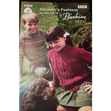 Patons Beehive 116 Children's Fashion size 6-12 patterns to knit or crochet
