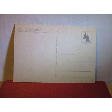 ALTAR, ABBEY OF St. PETER, SCHWARZWALD, BLACK FOREST, GERMANY, unused postcard =