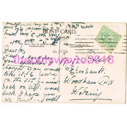 Piccadilly Circus, London, England, 1906, Postcard