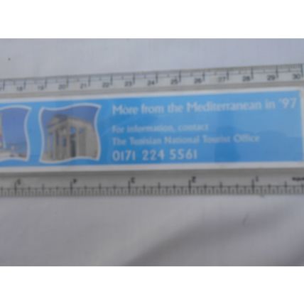 TUNISIA TOURIST BOARD RULER