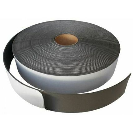 25 30 50 70 75 95 100mm width x 4mm Thick Sound proofing resilient tape