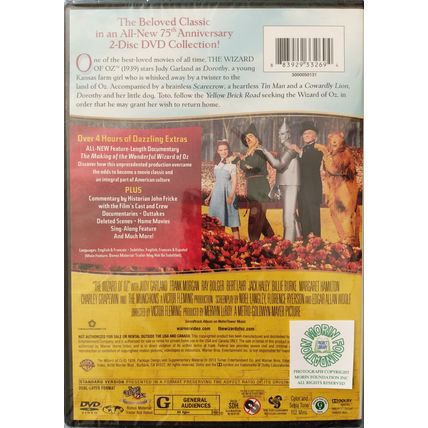 NEW SHRINKWRAPPED 75th ANNIVERSARY EDITION THE WIZARD OF OZ DVD JUDY GARLAND