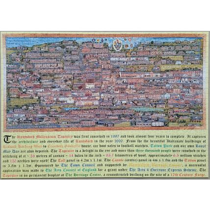 The Knutsford Millennium Tapestry 1000 piece jigsaw puzzle. Canute panel
