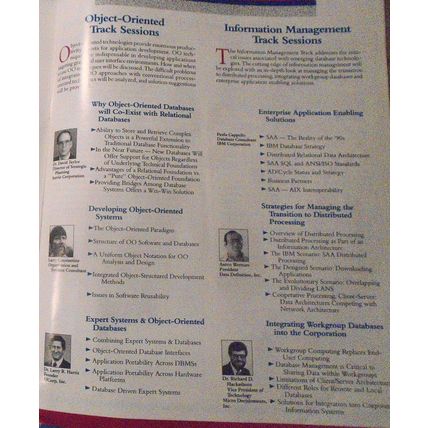 Database World Conference & Expo Program, December 11-13, 1990, Boston, MA.