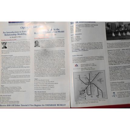 Database World Conference & Expo Program, December 11-13, 1990, Boston, MA.