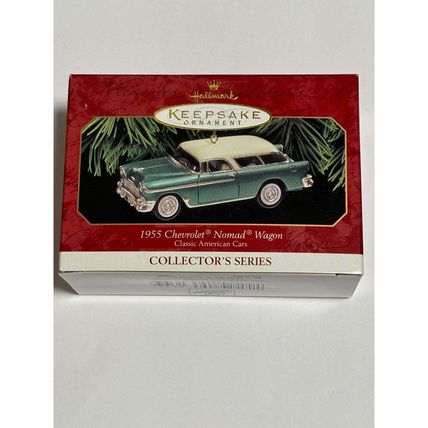 NIB Hallmark 1955 Chevrolet Nomad Wagon Classic American Car 9th Series Ornament