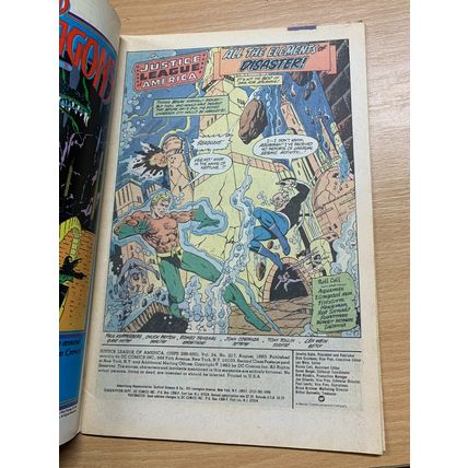 DC COMICS JUSTICE LEAGUE OF AMERICA #217 AUG 1983 (VFN+) COMIC (LL)