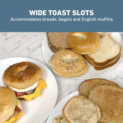 West Bend 78500 Breakfast Station, 2-Slice Toaster with Removable Meat and Veget