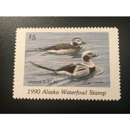 ICOLLECTZONE US 1990 #6 Alaska XF NH Duck Stamp