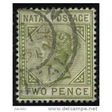 NATAL 1887 SG 107 - #3 fine used (o)