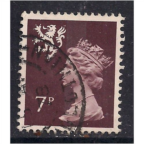 Scotland GB 1978 7p Purple Brown Machin SG S24 (F97)
