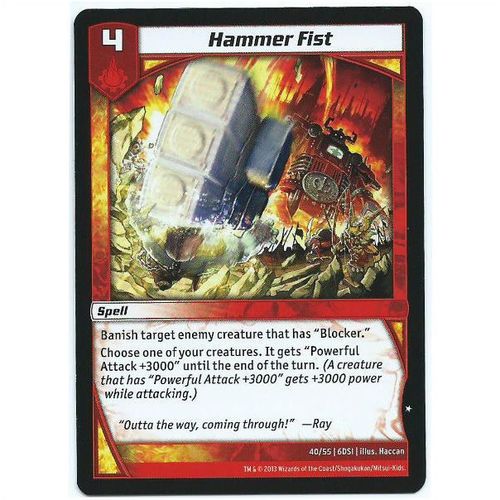 Kaijudo - DragonStrike Infernus - 40/55 - Hammer Fist