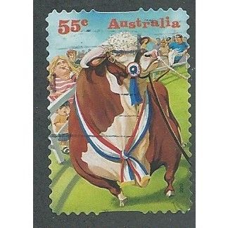 AUS 2010 55c (S/A) 'COME TO THE SHOW ' FINE USED (EBID37-240)