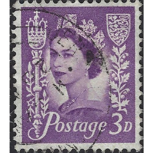 JERSEY, Queen Elizabeth II Wilding, violet 1958, 3d, #3