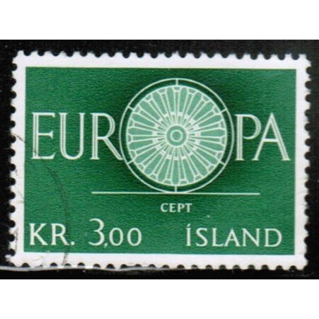 1960 Iceland - Europa 3.00k - Sc# 327 used