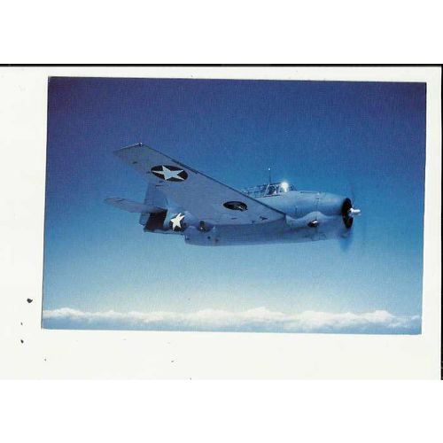 Aviation GRUMMAN TBF-1 AVENGER Postcard by John Fry (CNTB1) (a)
