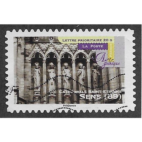 FRA 2011 (58c) 'GOTHIC ART - SENS 89' FINE USED (EBID56-503)