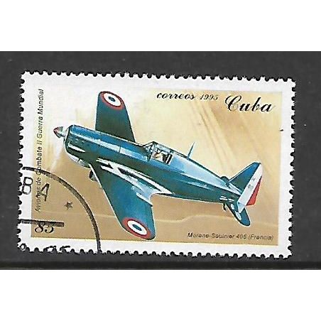CUBA 1995 85c MORANE SAVLNIER 406 FRANCE SG 3978 FINE USED#2