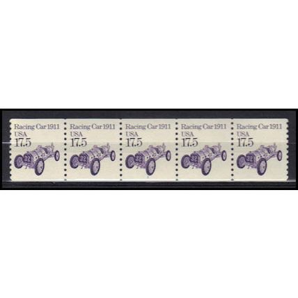 2262 17.5c Race Car Very Fine MNH Dry Gum PNC 1/5 X0908