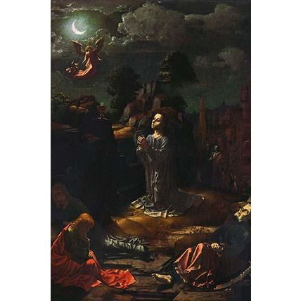 Christ at the mount of Olives by Gossaert 20 x 30 Poster