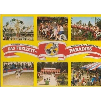 Stuckenbrock Fair German Hollywood Theme Park Postcard