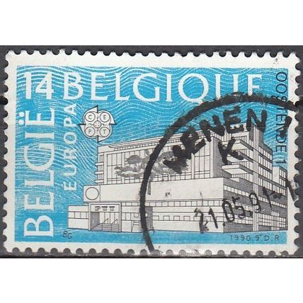 Belgique 1990 Michel 2419 O Cote (2008) 0.30 € Europa CEPT Bureau de poste