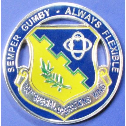 193rd Med Sq., Middletown, PA. Challenge Coin. 1.50". 61b.