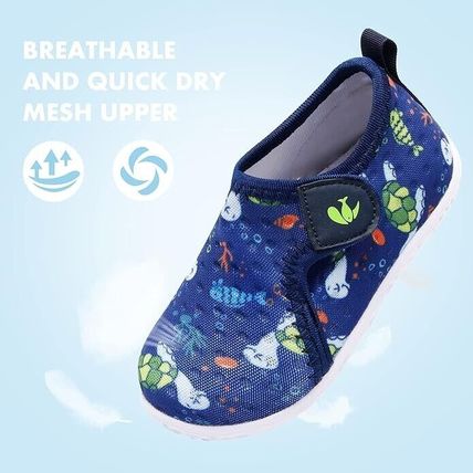 JIASUQI Boys Girls Water Shoes Toddler Quick Dry Aqua Socks Breathable Barefoot