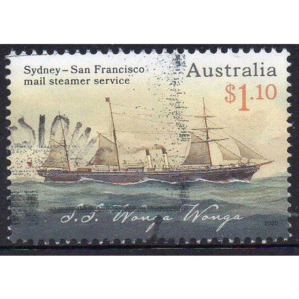 Australia 2020 150th Anniv of Sydney-San Francisco Mail Steamer Service $1.10