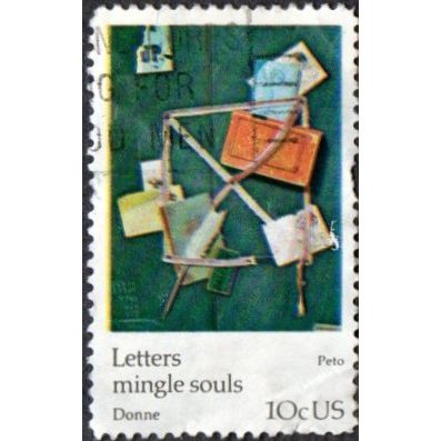 USA 1974. UPU 10c Value. Letters Mingle Souls. Fine Used