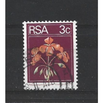 SouthAfrica.SG350 3c Geranium.Variety Unchecked.Fine Used.Sep25k
