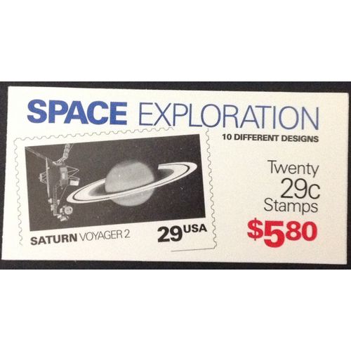 US Stamp #BK192 mint NO: 1991 29c Space Exploration - booklet of 20 (2568-77)
