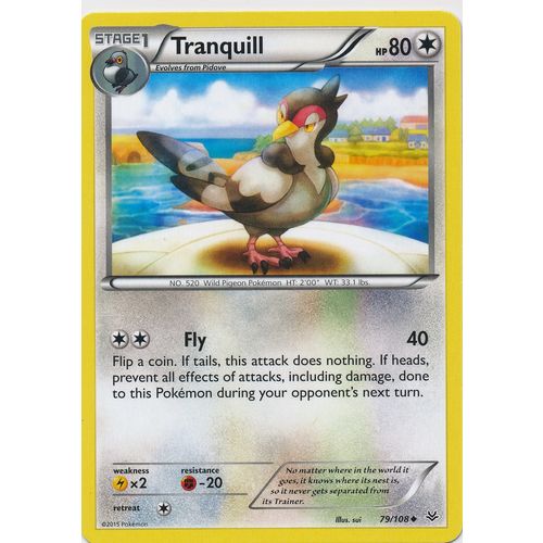 Pokemon Roaring Skies #79/108 Tranquill