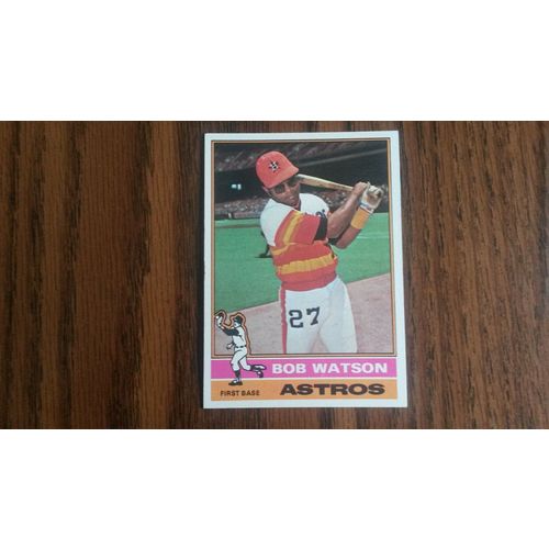 1976 Topps Card # 020 Bob Watson Excellent (5) Houston Astros