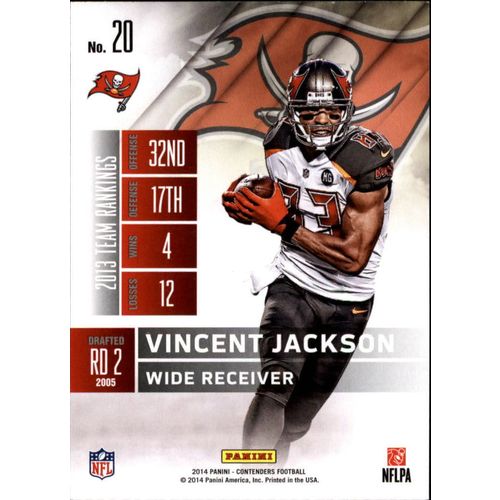 2014 Football Panini Contenders Vincent Jackson