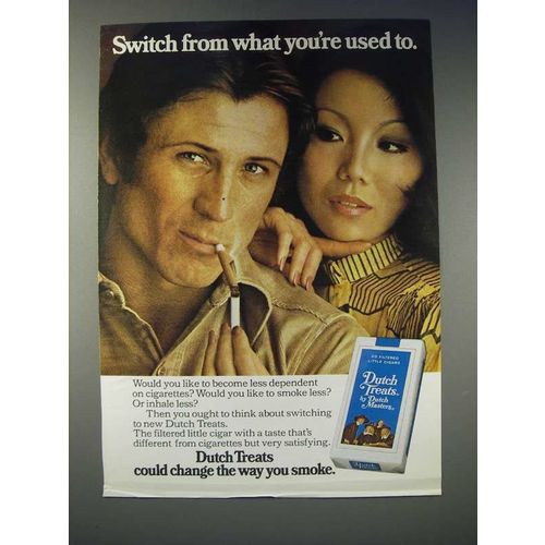 1973 Dutch Masters Dutch Treats Cigar Ad - Switch