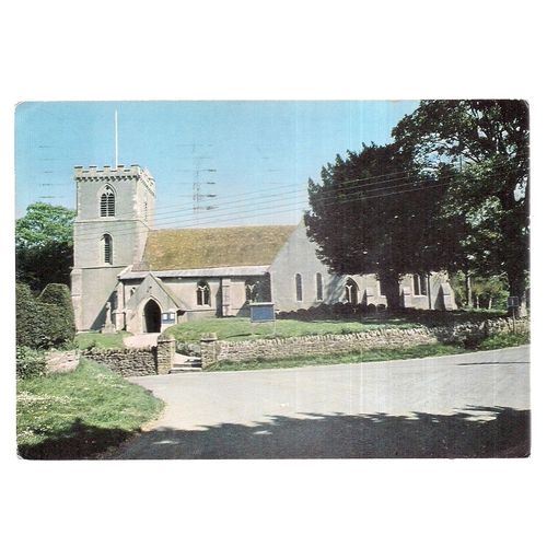 ST. MATTHEW'S CHURCH, HARWELL, OXFORDSHIRE used postcard by Judges =