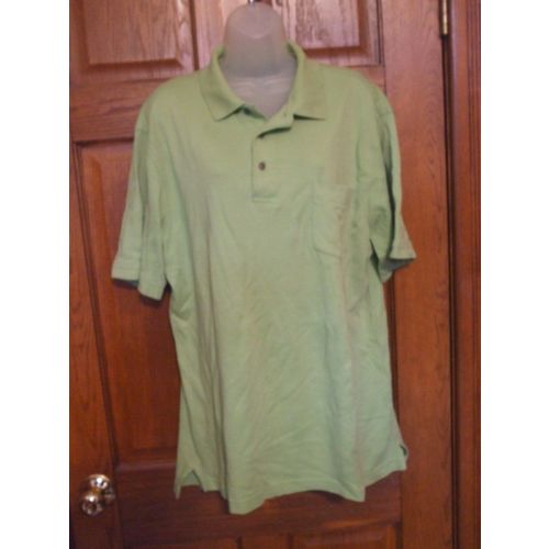 Jos. A. Bank Lime Green SS Golf Polo Shirt - Size M